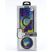 Силіконовий чохол MagSafe Boter"3D" + magsafe PopSocket для телефону Samsung S23 04 Abstraction