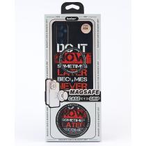 Силиконовый чехол MagSafe Boter "3D" + magsafe PopSocket для Samsung A14 01 DO IT