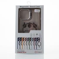 Силиконовый чехол MagSafe CAMERA GLASS PROTECTION для iPhone 12 Pro Max темно-фиолетовый