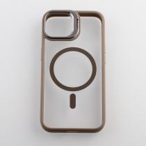 Силиконовый чехол MagSafe CAMERA GLASS PROTECTION для iPhone 11 Pro Max серый