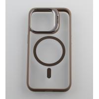 Силиконовый чехол MagSafe CAMERA GLASS PROTECTION для iPhone 12 Pro Max серый