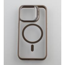 Силиконовый чехол MagSafe CAMERA GLASS PROTECTION для iPhone 12 Pro Max серый