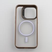 Силиконовый чехол MagSafe CAMERA GLASS PROTECTION для iPhone 12 Pro Max серый