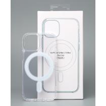 Силиконовый чехол MagSafe CLEAR для iPhone 12 mini/13 mini Прозрачный