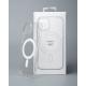 Силиконовый чехол MagSafe CLEAR для iPhone 13 Прозрачный
