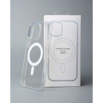 Силиконовый чехол MagSafe CLEAR для iPhone 14 Pro Max Прозрачный