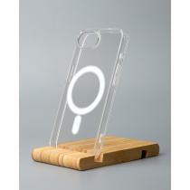 Силиконовый чехол MagSafe CLEAR для iPhone 16E Прозрачный