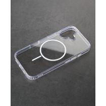 Силиконовый чехол MagSafe CLEAR для iPhone 17 Прозрачный