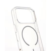 Силиконовый чехол MagSafe CLEAR для iPhone 17 Pro Прозрачный