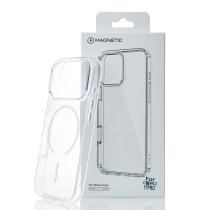 Силиконовый чехол MagSafe CLEAR для iPhone 17 Pro Max Прозрачный