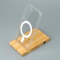 Силиконовый чехол MagSafe CLEAR для Samsung S22 Прозрачный