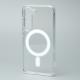 Силиконовый чехол MagSafe CLEAR для Samsung S23 Plus Прозрачный