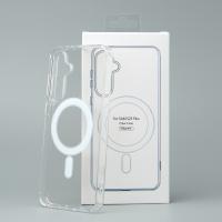 Силиконовый чехол MagSafe CLEAR для Samsung S25 Plus Прозрачный