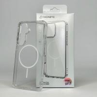 Силиконовый чехол MagSafe CLEAR для Samsung S26 Plus Прозрачный