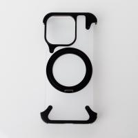 Металлический чехол FOUR CORNER AIRBAGS с поддержкой MagSafe для iPhone 15 Pro Max черный