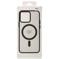 Силиконовый чехол MATTE с поддержкой MagSafe для iPhone 11 classic black