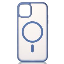 Силиконовый чехол MATTE с поддержкой MagSafe для iPhone 13 lavander