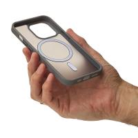 Силиконовый чехол MATTE с поддержкой MagSafe для iPhone 13 Pro Max titanium black