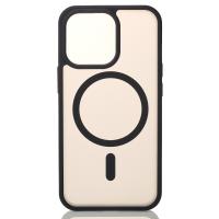 Силиконовый чехол MATTE с поддержкой MagSafe для iPhone 13 Pro classic black