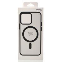 Силиконовый чехол MATTE с поддержкой MagSafe для iPhone 13 Pro classic black