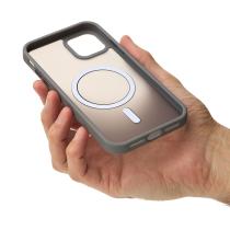 Силиконовый чехол MATTE с поддержкой MagSafe для iPhone 13 titanium black