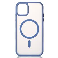 Силиконовый чехол MATTE с поддержкой MagSafe для iPhone 15 lavander