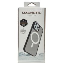 Силиконовый чехол MATTE с поддержкой MagSafe для iPhone 15 Pro Max classic black