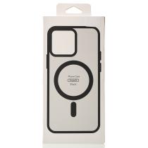 Силиконовый чехол MATTE с поддержкой MagSafe для iPhone 16 Plus classic black