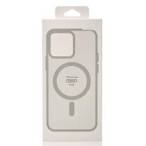 Силиконовый чехол MATTE с поддержкой MagSafe для iPhone 16 Pro titanium black