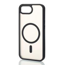 Силиконовый чехол MATTE с поддержкой MagSafe для iPhone 16E classic black