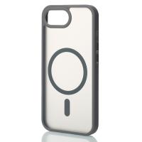 Силиконовый чехол MATTE с поддержкой MagSafe для iPhone 16E titanium black