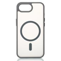 Силиконовый чехол MATTE с поддержкой MagSafe для iPhone 16E titanium black