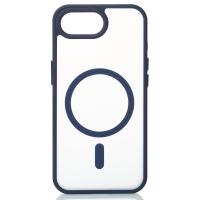 Силиконовый чехол MATTE с поддержкой MagSafe для iPhone 16E dark blue