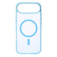 Силиконовый чехол MATTE с поддержкой MagSafe для iPhone 17 AIR light blue
