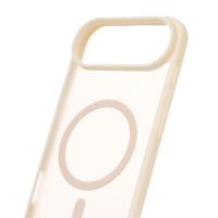 Силиконовый чехол MATTE с поддержкой MagSafe для iPhone 17 AIR antique white