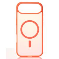 Силиконовый чехол MATTE с поддержкой MagSafe для iPhone 17 AIR orange