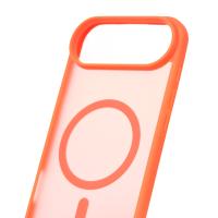 Силиконовый чехол MATTE с поддержкой MagSafe для iPhone 17 AIR orange