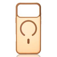 Силиконовый чехол MATTE с поддержкой MagSafe для iPhone 17 Pro Max coffee brown