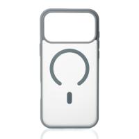 Силиконовый чехол MATTE с поддержкой MagSafe для iPhone 17 Pro Max titanium black