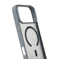 Силиконовый чехол MATTE с поддержкой MagSafe для iPhone 17 Pro Max titanium black