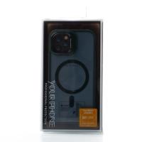 Силиконовый чехол SHADOW с поддержкой MagSafe для iPhone 12 Pro зеленый