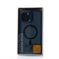 Силиконовый чехол SHADOW с поддержкой MagSafe для iPhone 12 Pro Max черный