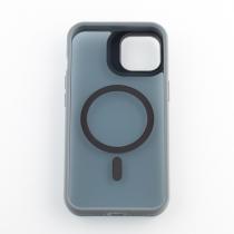 Силіконовий чохол SHADOW з підтримкою MagSafe для iPhone 12 сірий