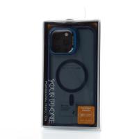 Силиконовый чехол SHADOW с поддержкой MagSafe для iPhone 13 Pro Max серый