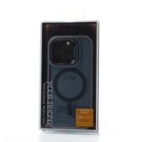 Силіконовий чохол SHADOW з підтримкою MagSafe для iPhone15 Pro темно-фіолетовий