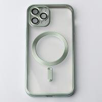 Силиконовый чехол MagSafe SHINING MATTE для iPhone 12 Pro mint