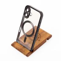 Силиконовый чехол MagSafe SHINING MATTE для iPhone 16 Plus black