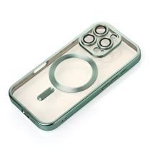 Силиконовый чехол MagSafe SHINING MATTE для iPhone 16 Pro mint