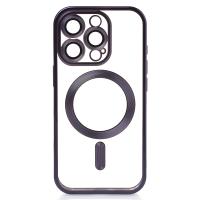 Силиконовый чехол MagSafe SHINING MATTE для iPhone 16 Pro Max deep purple