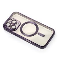 Силиконовый чехол MagSafe SHINING MATTE для iPhone 16 Pro Max deep purple